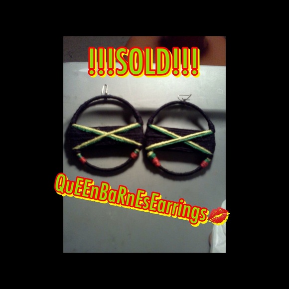 Handmade earrings by me 👑 QuEEnBaRnEs💋 - Picture 1 of 1